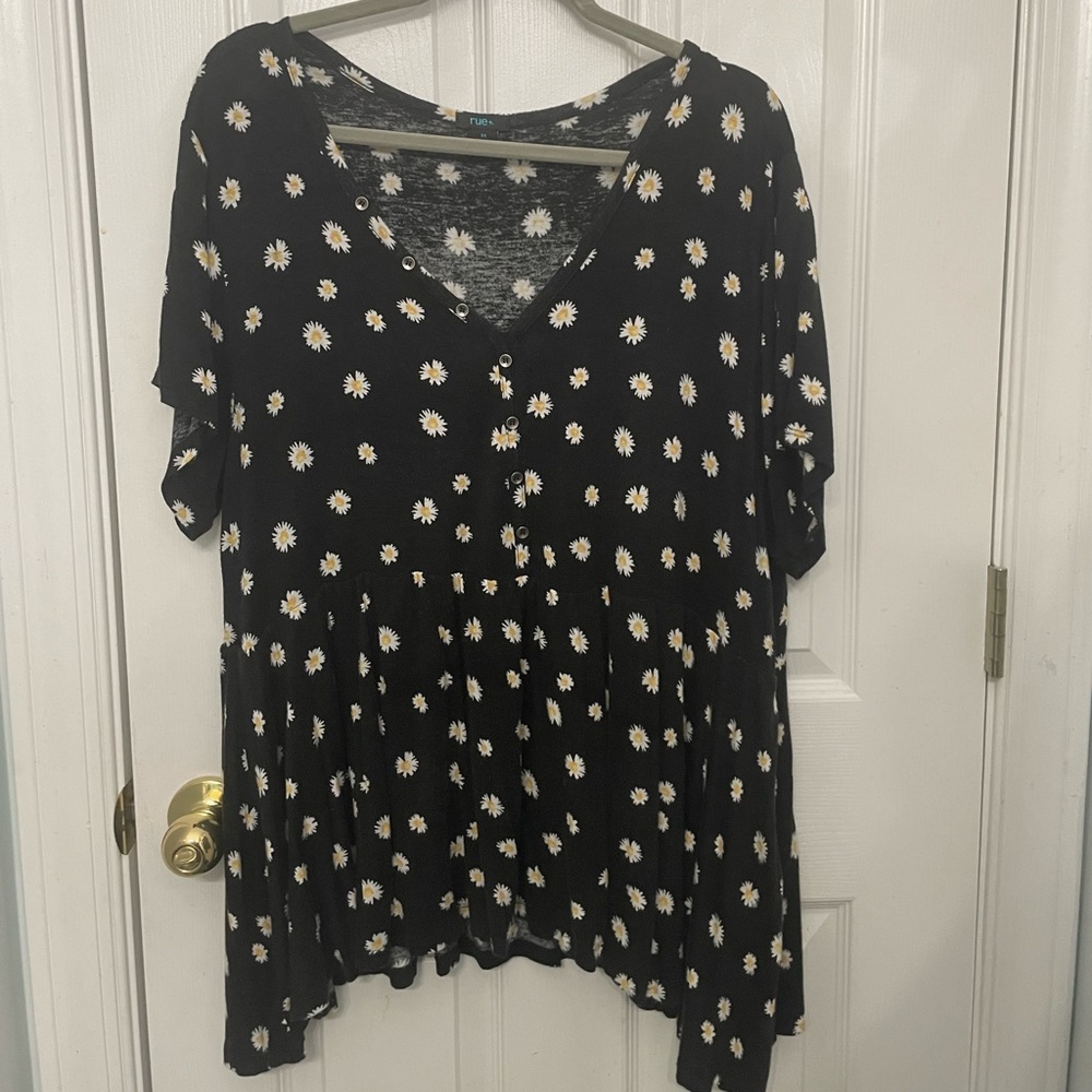 Floral Babydoll Tee